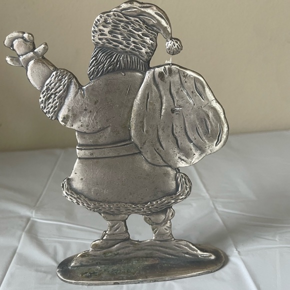 Department 56 Silver Santa Figurine - Picture 2 of 3